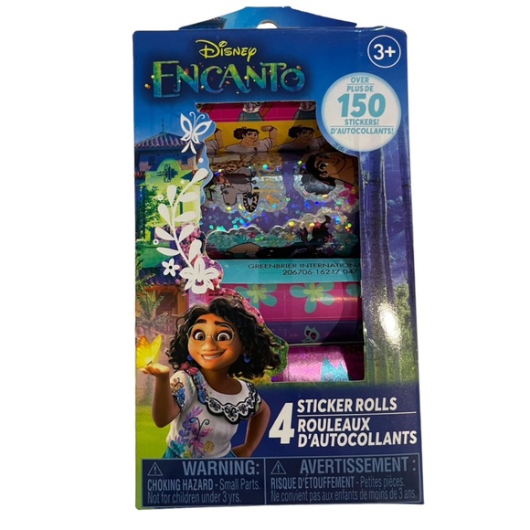 Disney Encanto 150 Stickers 4 Rolls - Picture 1 of 5
